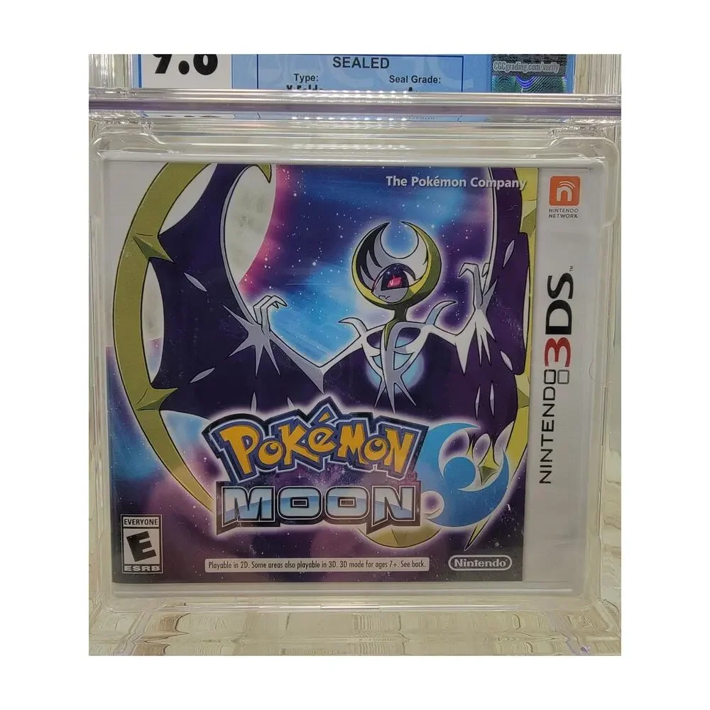 Pokémon Moon Nintendo 3DS 2DS Sealed New CGC Uncirculated 9.8 A++ Graded